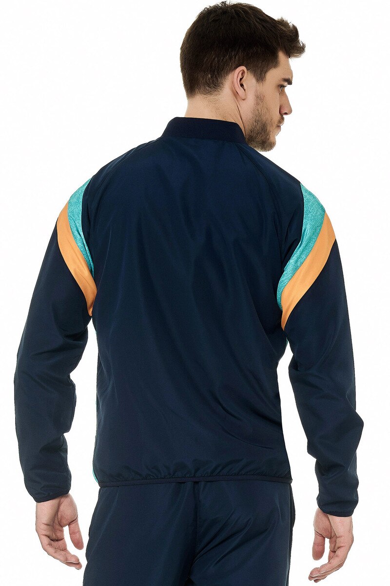 Atamy Tracksuit: Jacket, Blue, Model, Back
